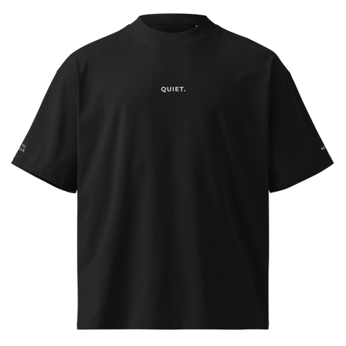 Minimalist Oversized T-Shirt – QUIET | Wild.Quiet