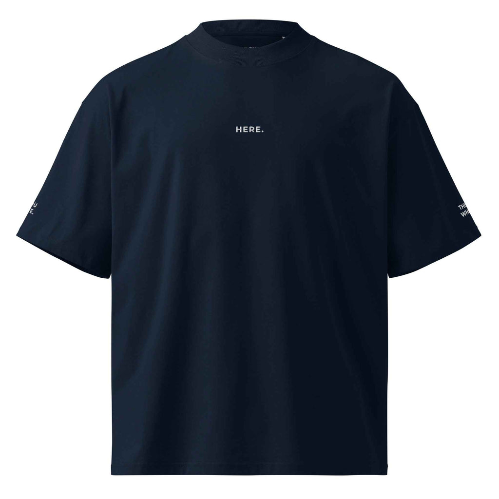 Minimalist Oversized T-Shirt – HERE. | Wild.Quiet